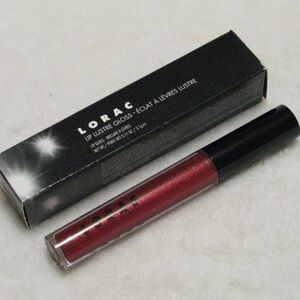 LORAC Lip Lustre Gloss 'Ruby Lustre' Rich Red Shimmer Full Size NIB